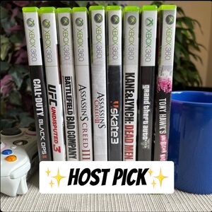 Set of 9
X-Box 360 with X-Box Live